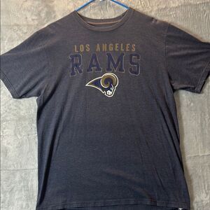 NFL Los Angeles Rams Football soft Blue Short Sleeve TShirt Size XL